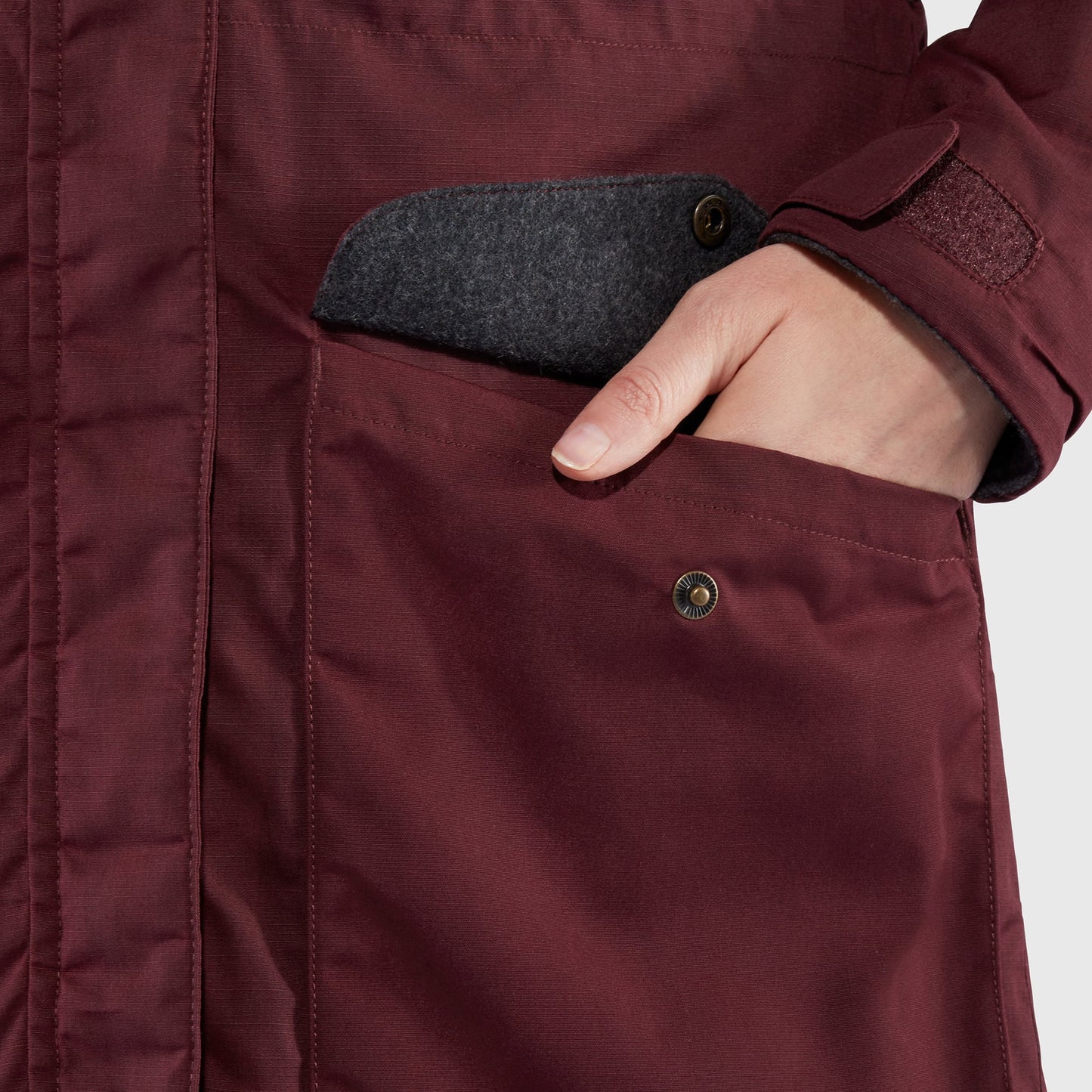 SINGI WOOL PADDED PARKA W - US 6338