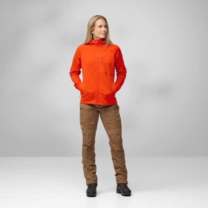 ABISKO GRID FLEECE HOODIE W - US 7191