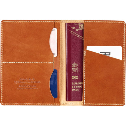 LEATHER PASSPORT COVER - US 1285