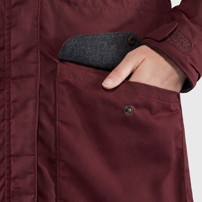 SINGI WOOL PADDED PARKA W - US 6338