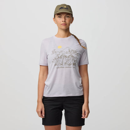 HOJA LUGNT WOOL T-SHIRT W - US 9661