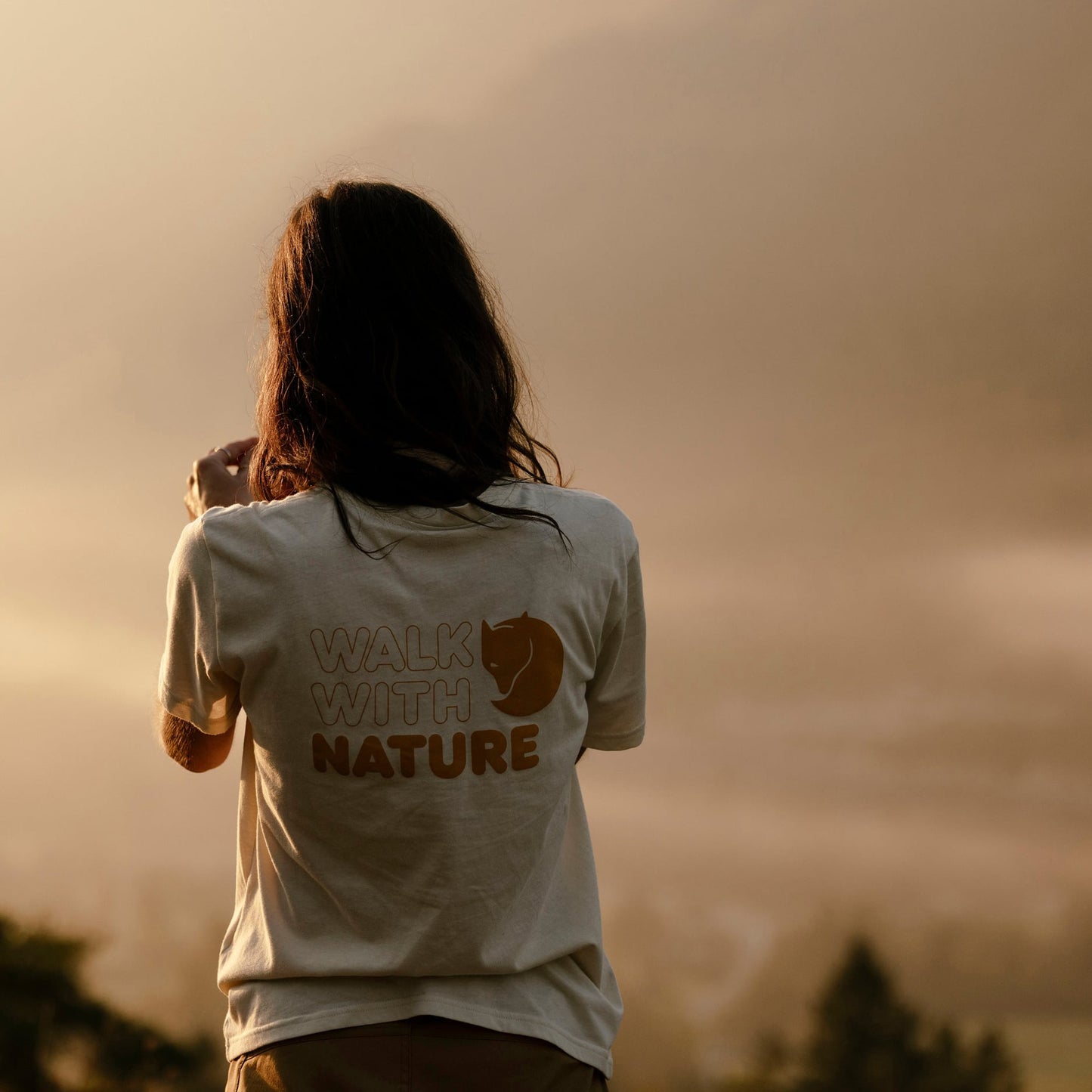 WALK WITH NATURE T-SHIRT W - US 8118